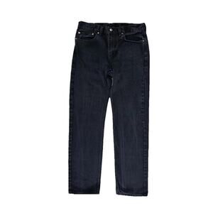 Levi Strauss 505 Men’s Denim Jeans Black 34x34 100% Cotton Straight Leg